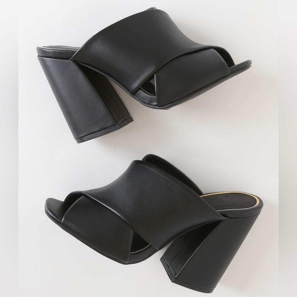 Lulus block heel mules